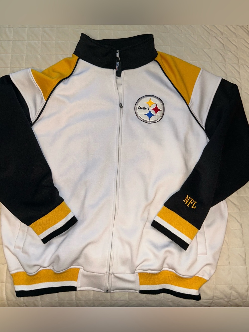 NFL Pittsburgh Steelers Jacket Mens Unisex XL WARM and Comfortable